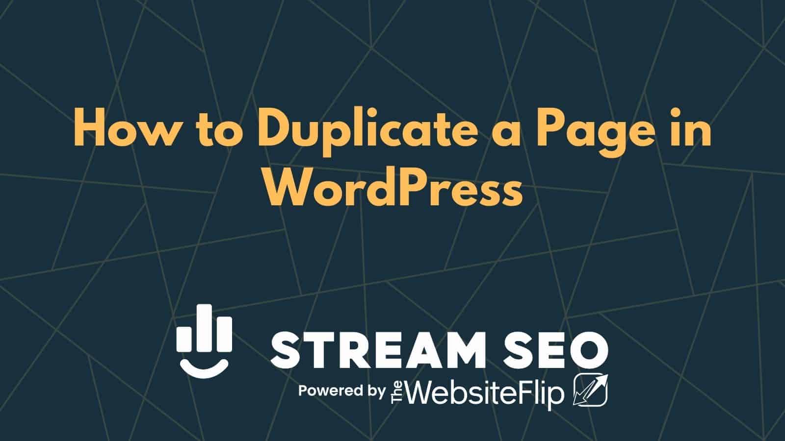 How to Duplicate a Page in WordPress