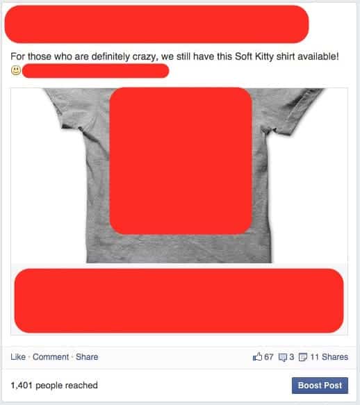 selling teespring facebook link post